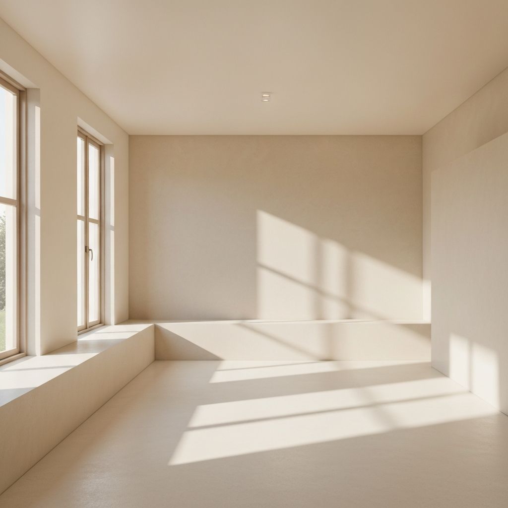 Espace minimaliste calme